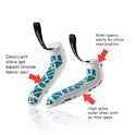 Drysure Active. Shoe dryers that do not use heat or electricity.