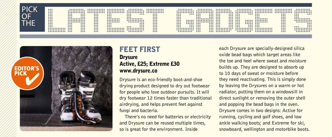 DRYSURE - Editors Pick - Flybe Inflight Magazine | DRYSURE