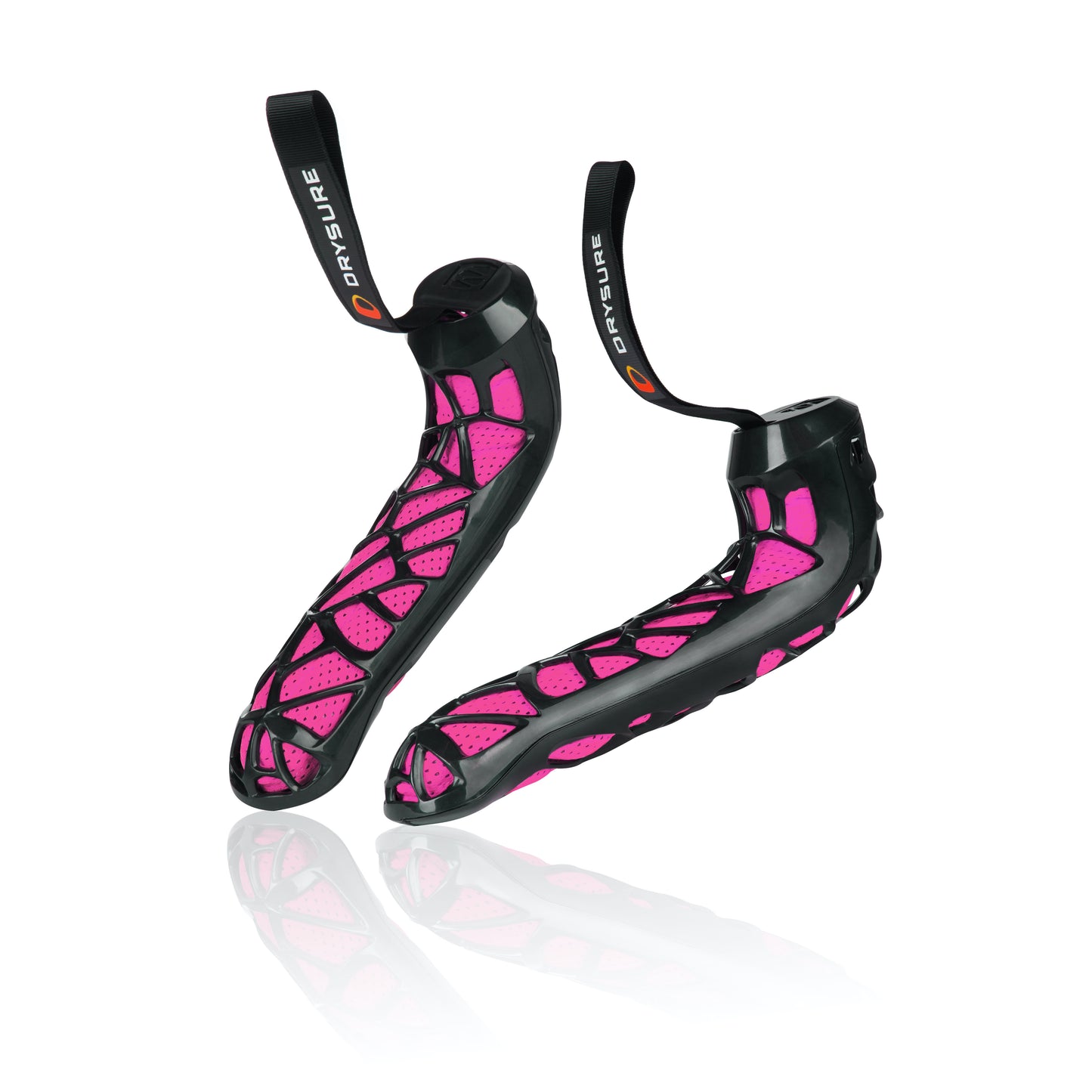 Black and pink Drysure Actives on a white background