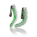 Green and White Drysure Extreme boot dryers on a white background.