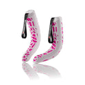 Pink and White Drysure Extreme boot dryers on a white background.