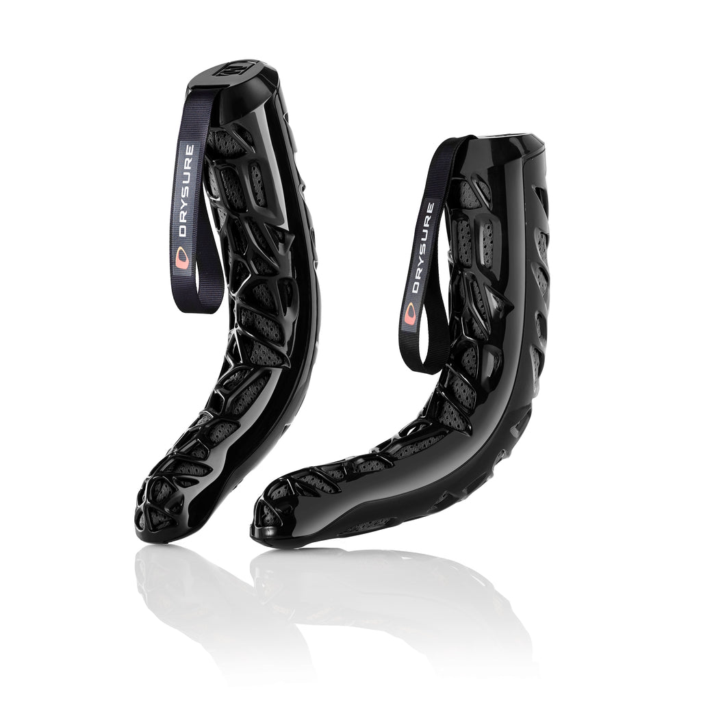 Black and Black Drysure Extreme boot dryers on a white background.