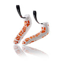 Orange and White Drysure Active shoe dryers on a white background.
